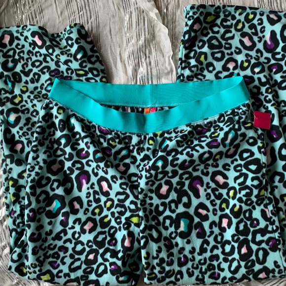 NWT Leopard print pajama pant size Large - Picture 3 of 4
